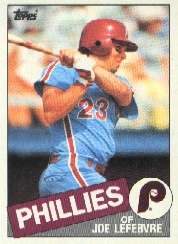 1985 Topps Baseball Cards      531     Joe Lefebvre